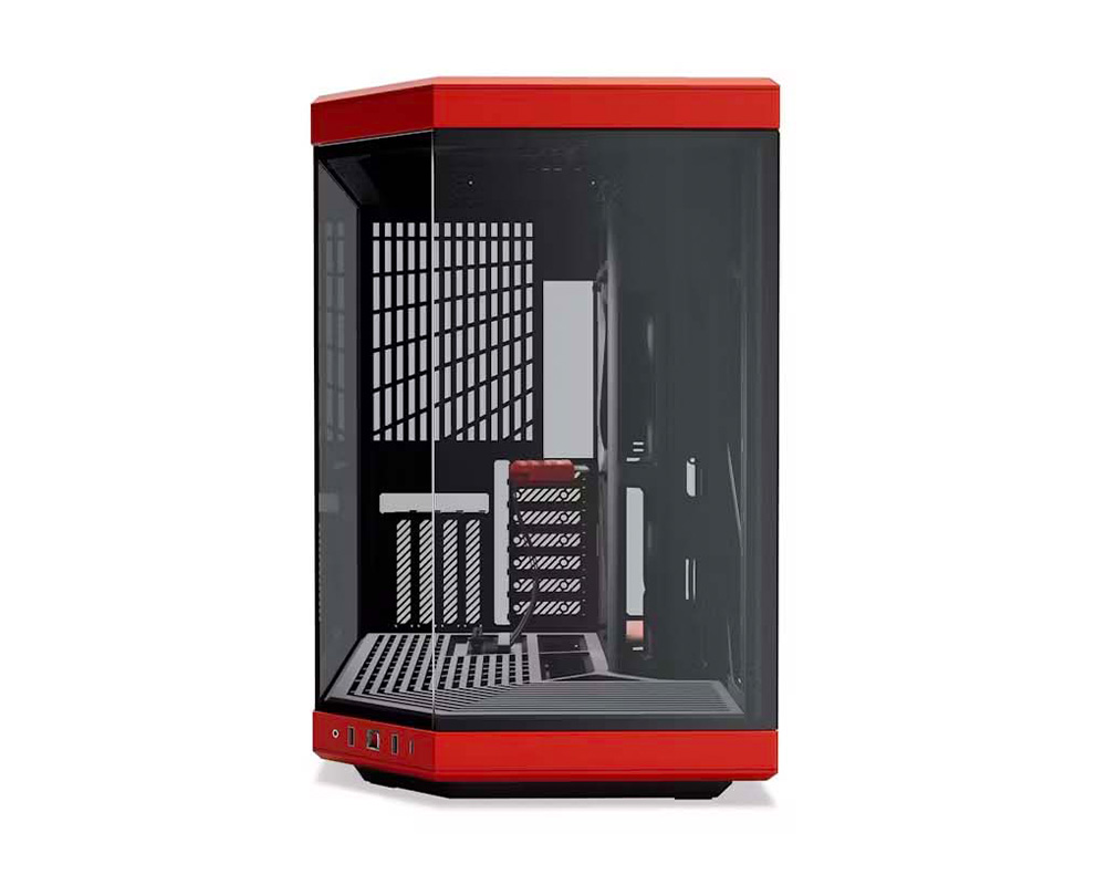 Кутия HYTE Y70 Tempered Glass Black/Red