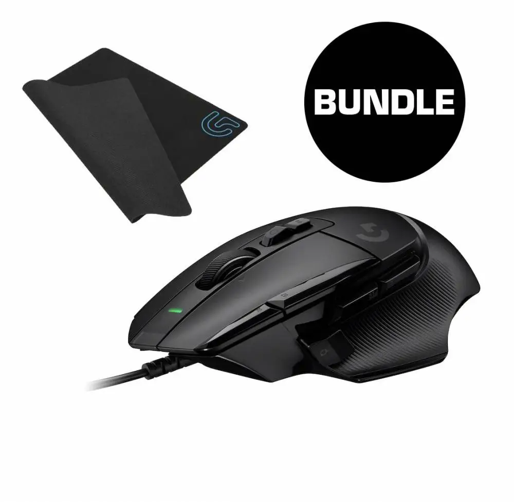 Бъндъл Геймърска мишка Logitech G502 X, Жична + Подложка за Мишка G240