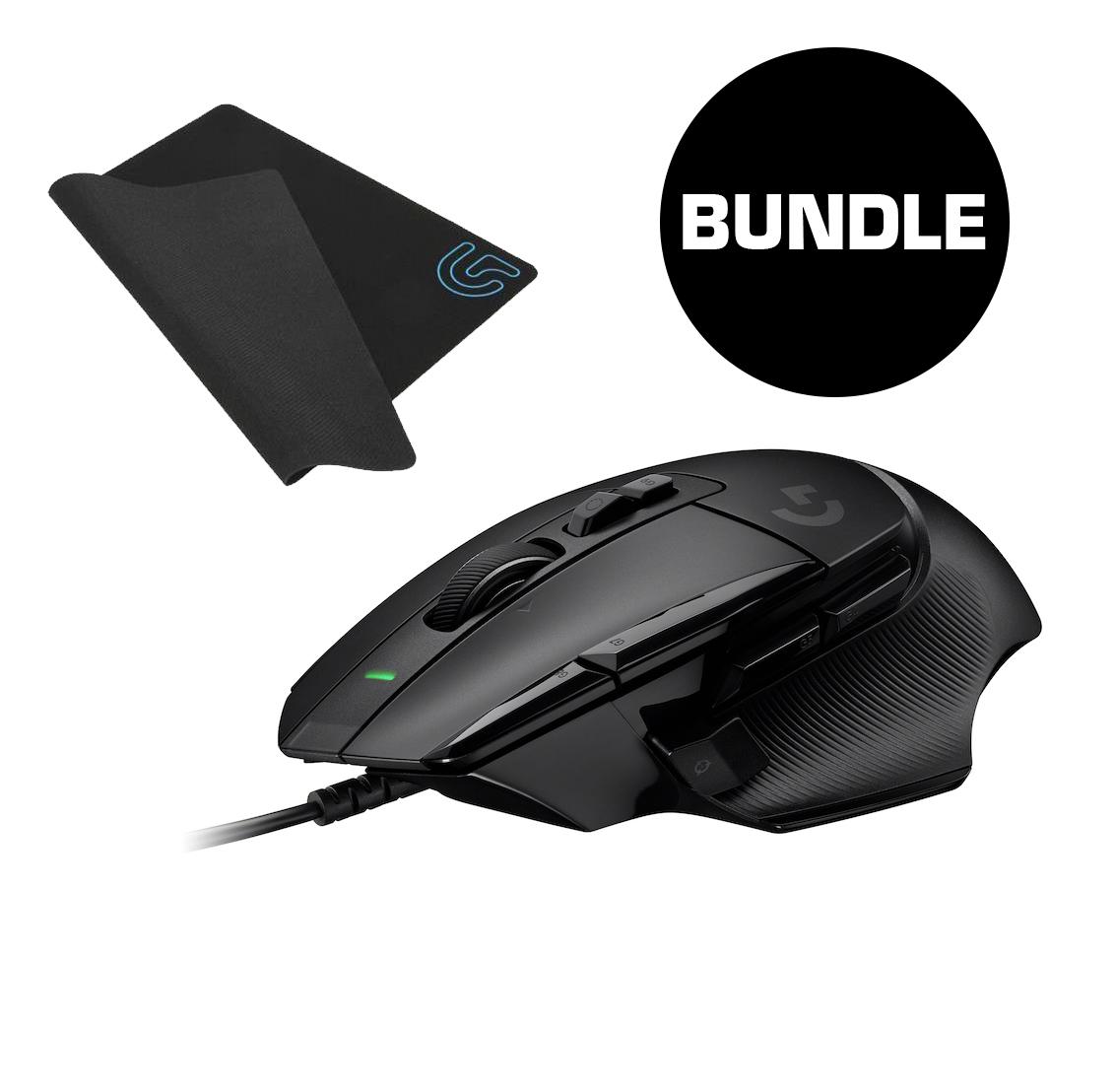 Бъндъл Геймърска мишка Logitech G502 X, Жична + Подложка за Мишка G240