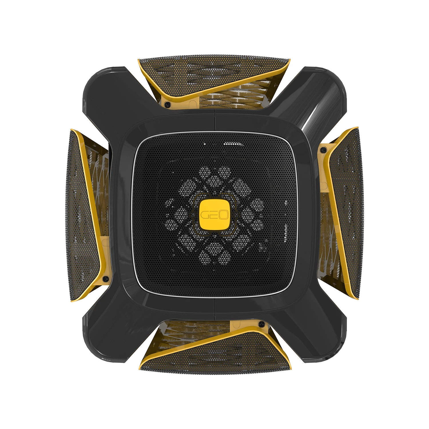 Кутия Geometric Future Model 2 THE ARK Mesh Black Case mATX