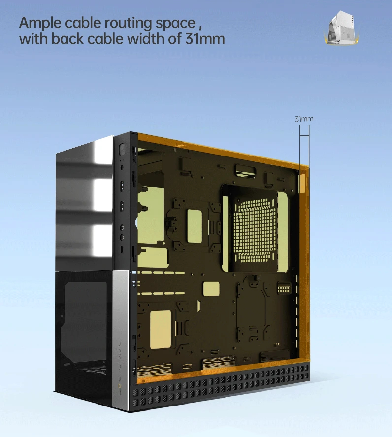 Кутия Geometric Future Model 4 Caliburn Case EATX