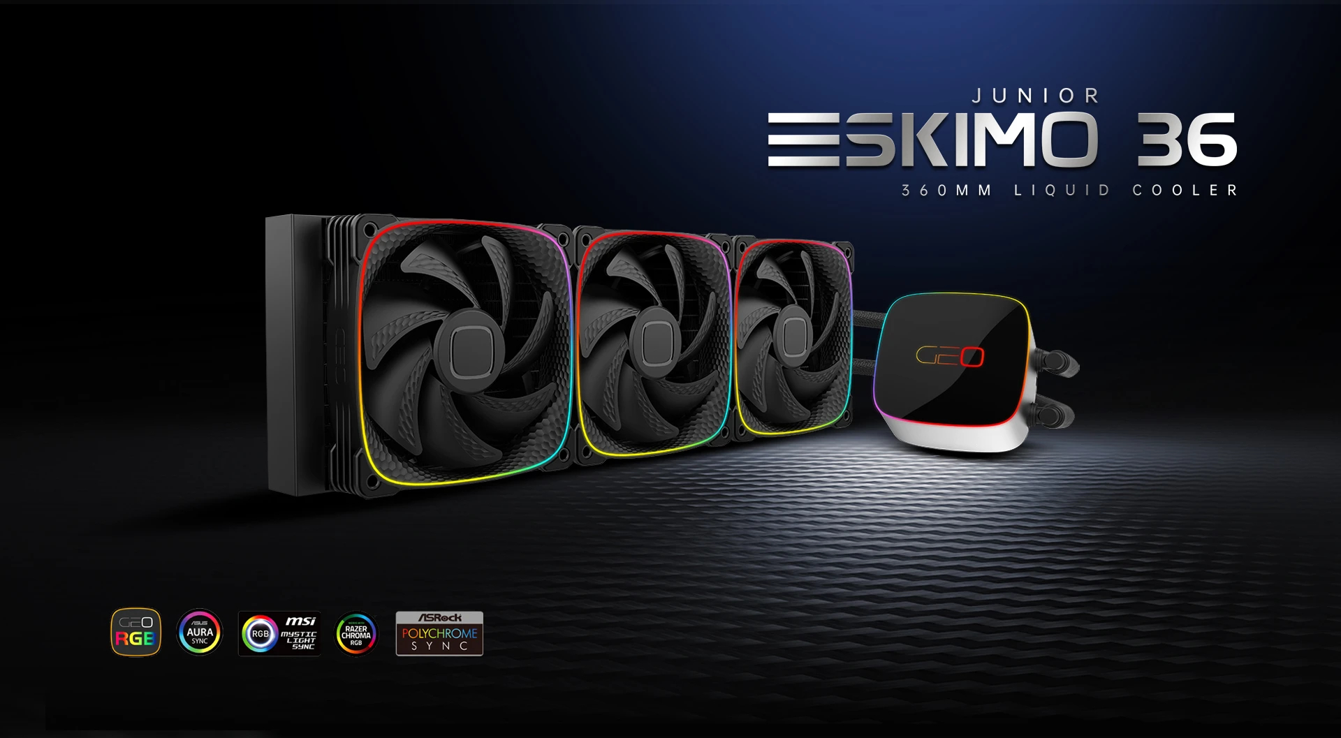 Водно охлаждане за процесор Geometric Future Eskimo Junior 36 White Water Cooling