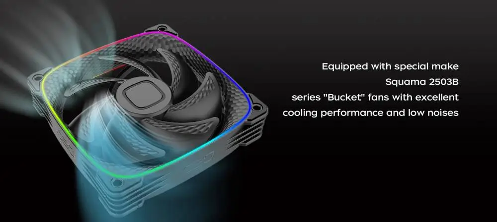 Водно охлаждане за процесор Geometric Future Eskimo 36 Black Water Cooling 