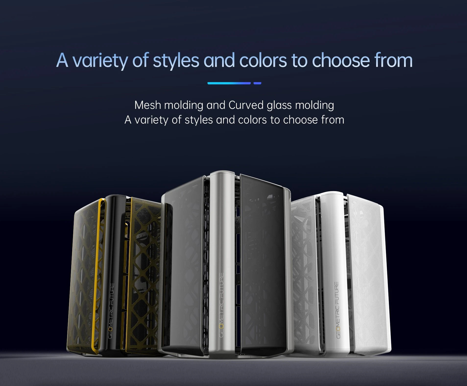 Корпус Geometric Future Model 2 THE ARK Mesh White Case mATX