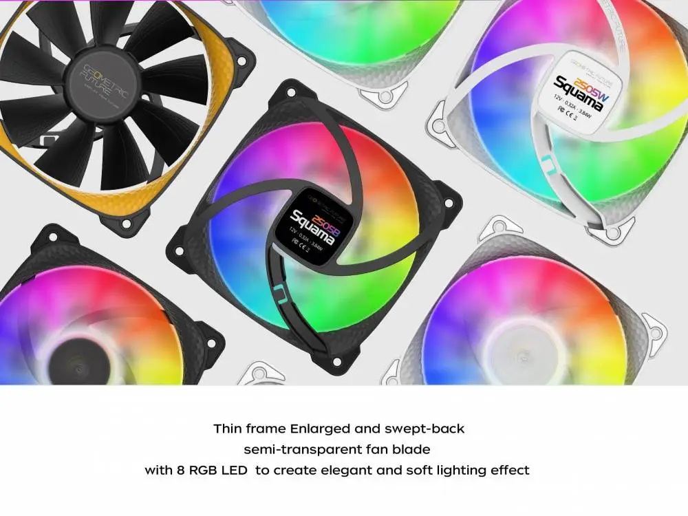 Вентилатори Geometric Future Squama 2505Y Fan Pack 3-in-1 - 1F2505Y312000
