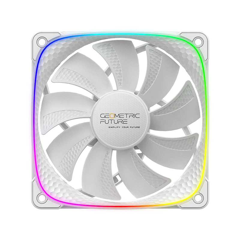 Вентилатор Geometric Future Squama 2503R REVERSE Fan 120mm ARGB White - 1F2503R112011