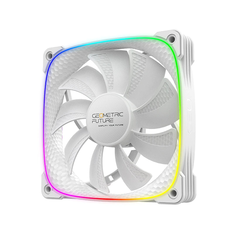 Вентилатор Geometric Future Squama 2503R REVERSE Fan 120mm ARGB White - 1F2503R112011
