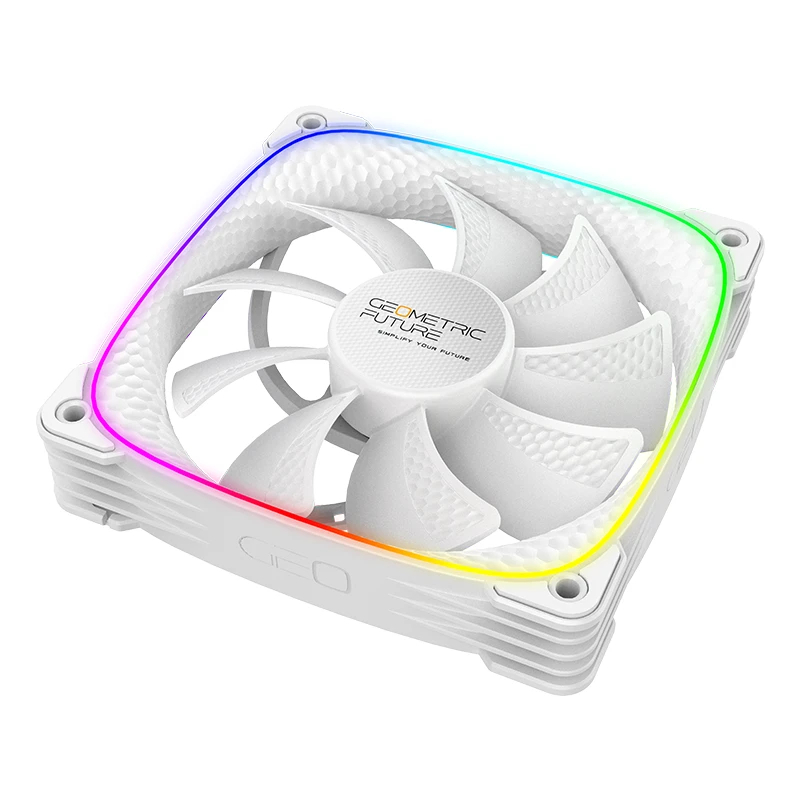 Вентилатор Geometric Future Squama 2503R REVERSE Fan 120mm ARGB White - 1F2503R112011