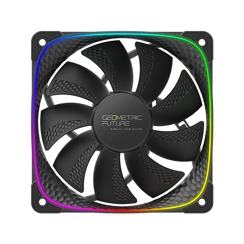 Вентилатор Geometric Future Squama 2503R REVERSE Fan 120mm ARGB Black - 1F2503R112001