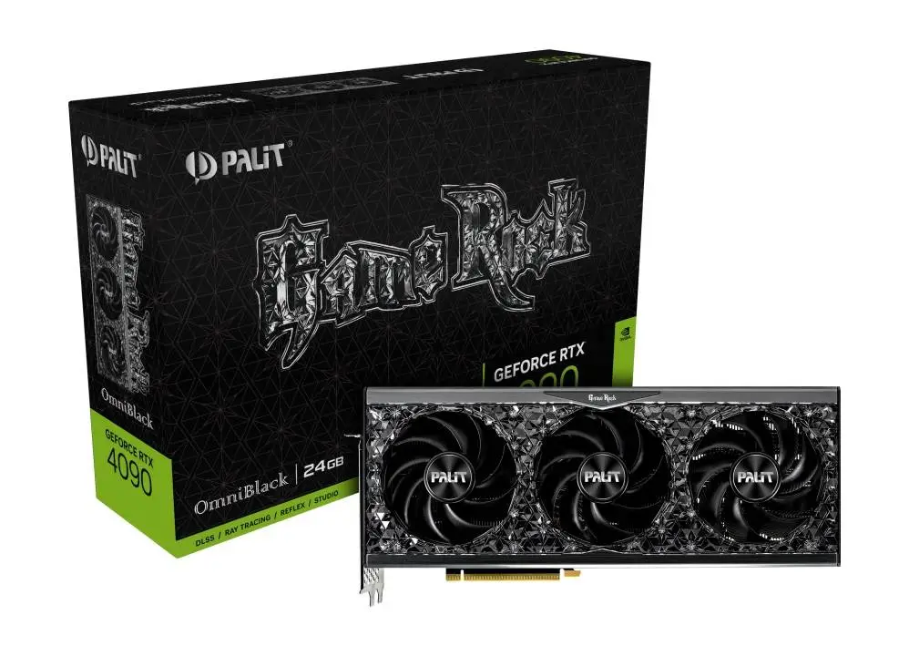 Видео карта Palit GeForce RTX 4090 GameRock OmniBlack 24GB - Refurbish