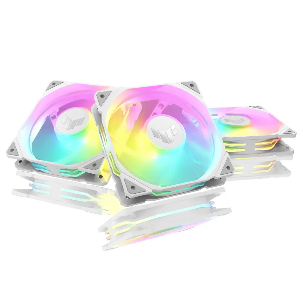Вентилатори ASUS TUF GAMING TR120 ARGB Reverse WHITE EDITION 3pack