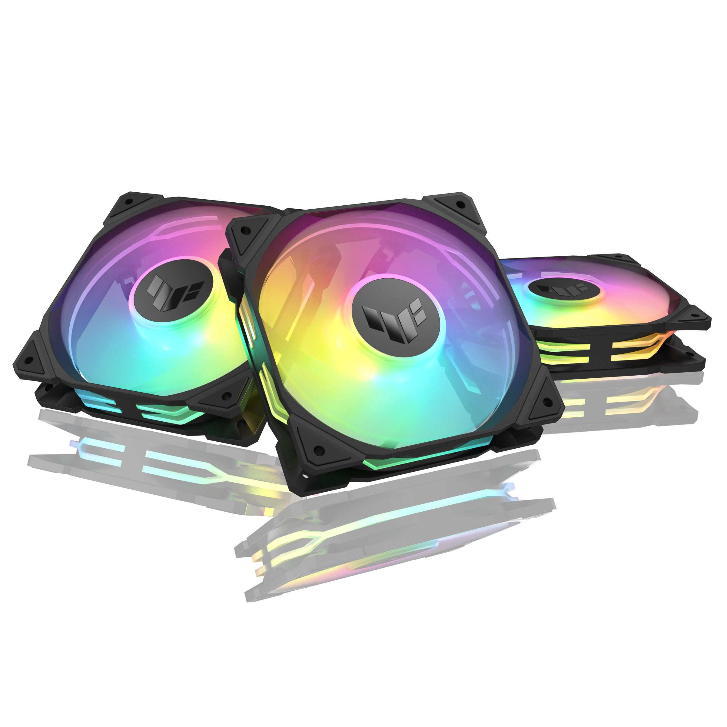 Вентилатори ASUS TUF GAMING TR120 ARGB Reverse Black 3pack