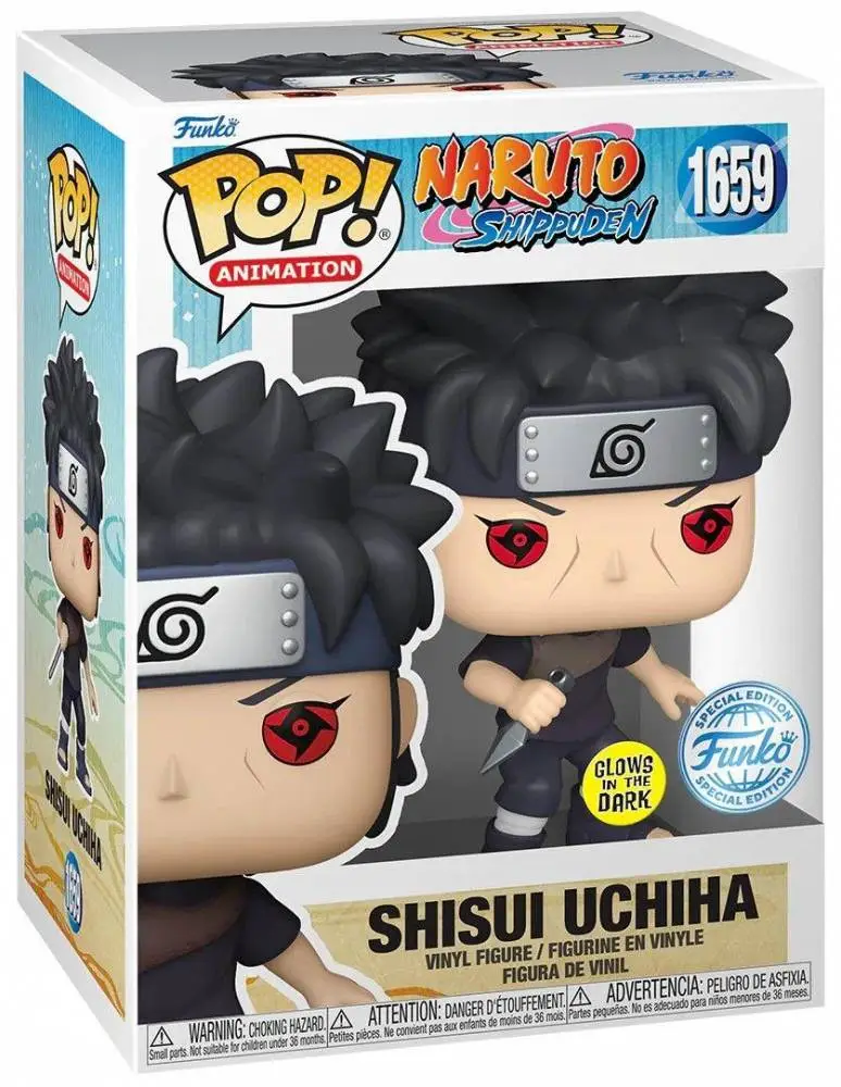 Φιγούρα Funko POP! Animation: Naruto Shippuden - Shisui Uchiha (Glows in the Dark) (Special Edition) #1659