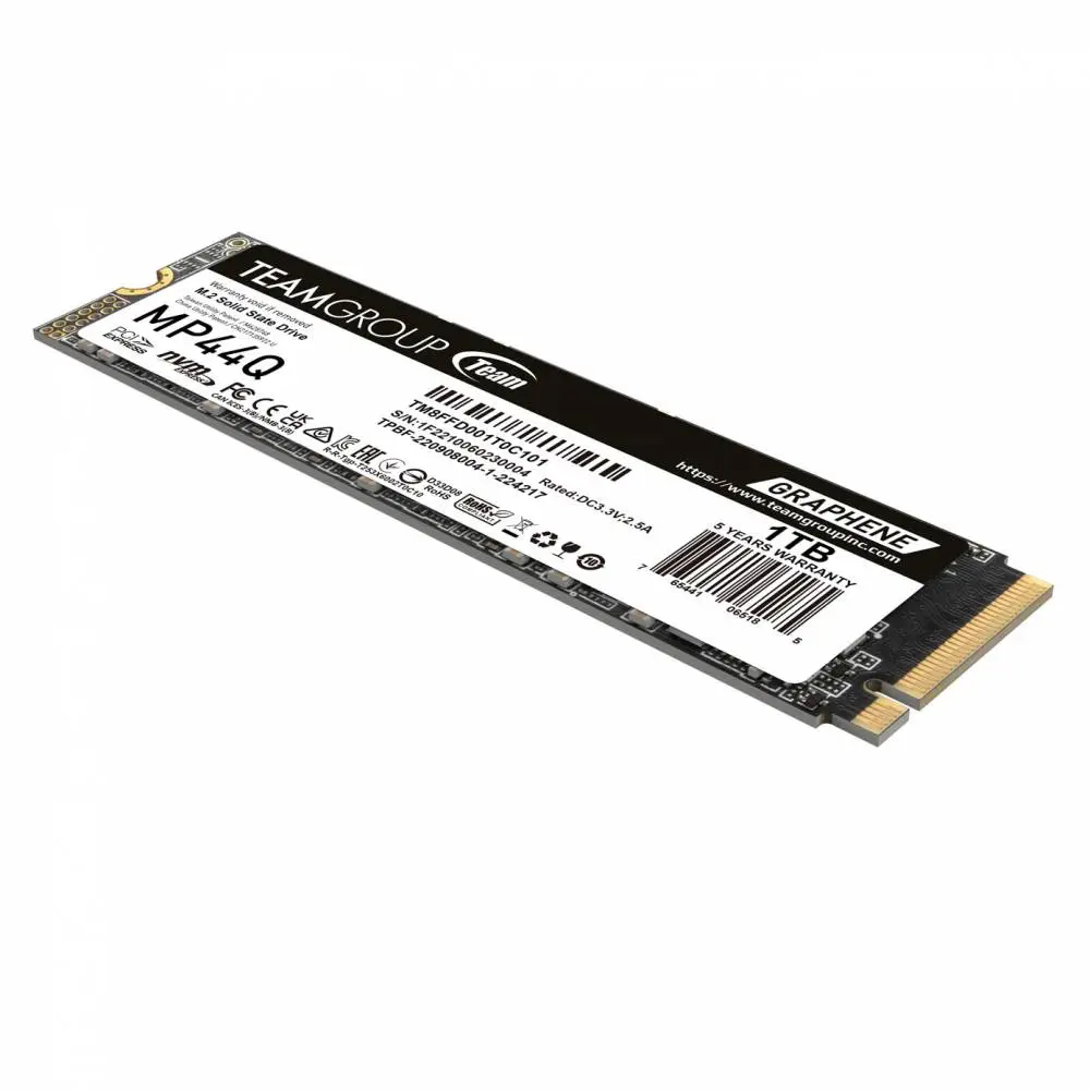 Диск SSD Team Group MP44Q 1TB M.2 2280 NVMe PCIe Gen4x4 - TM8FFD001T0C01