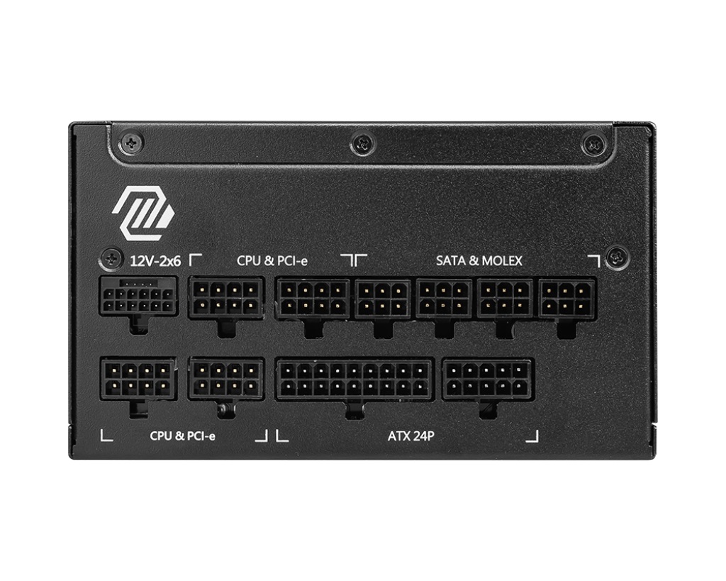 Захранване MSI MAG A1250GL PCIE5 1200W 80 Plus Gold ATX 3.1 PCIe 5.1 Cybenetics 