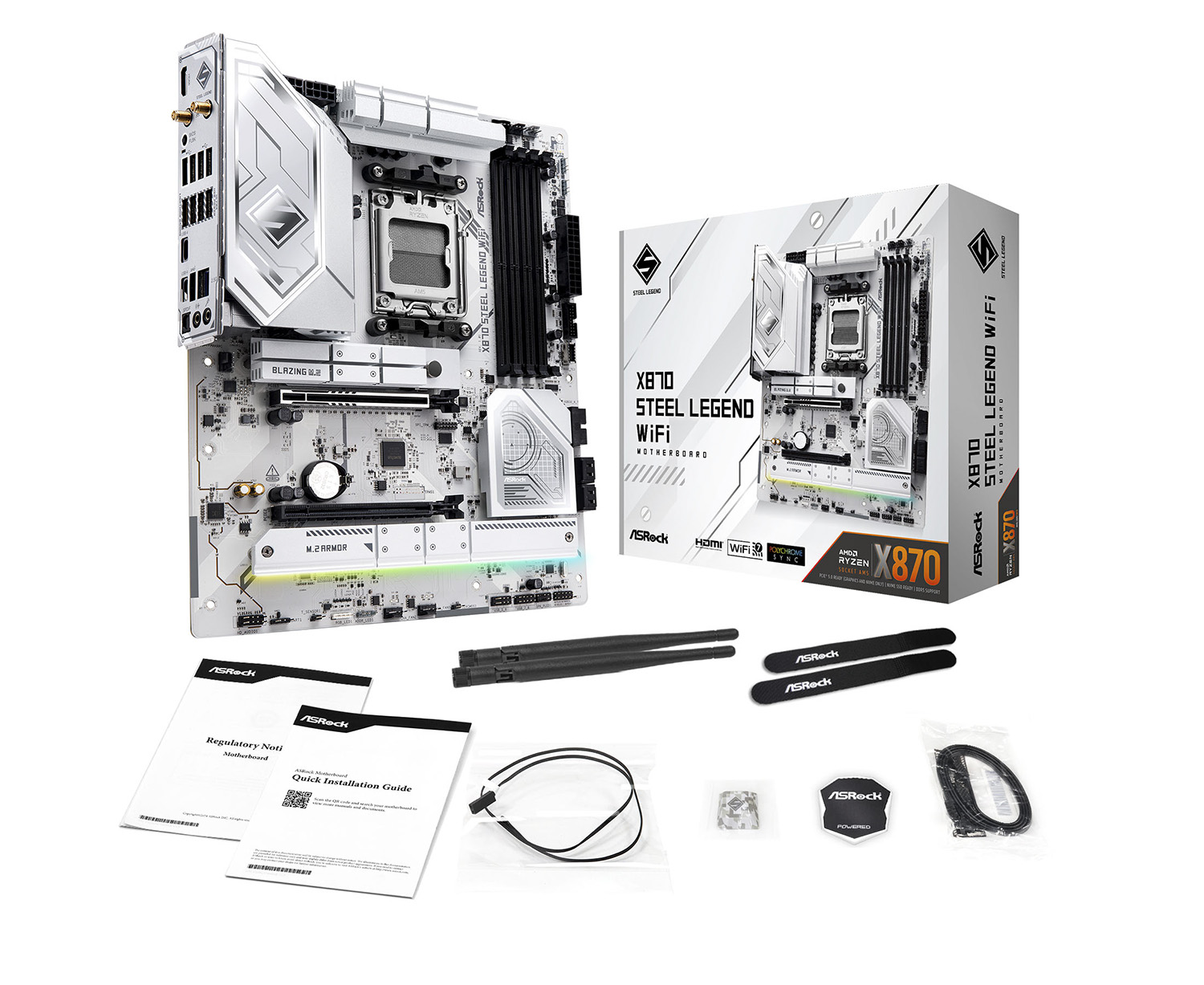Дънна платка Asrock X870 STEEL LEGEND WIFI AM5