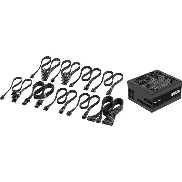 Захранване Corsair RM750x 750W 80 Plus Gold ATX 3.1 PCie 5.1 Fully Modular PSU - CP-9020285-EU