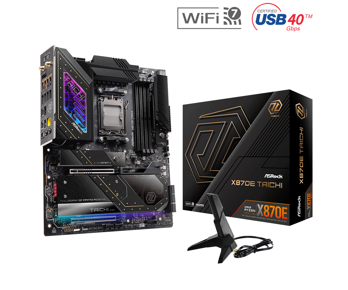Дънна платка Asrock X870E TAICHI AM5