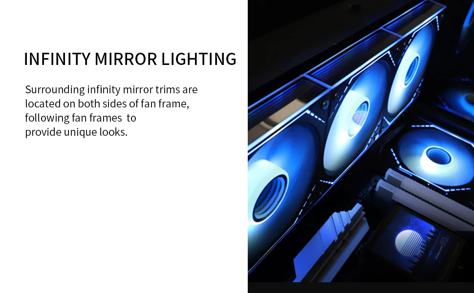 Вентилатор Thermalright TL-M12-S Infinity Mirror aRGB Lighting Black Fan 120mm
