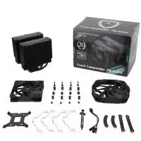 Охладител за процесор Thermalright Frost Commander 140 Black Dual-Tower CPU Cooler