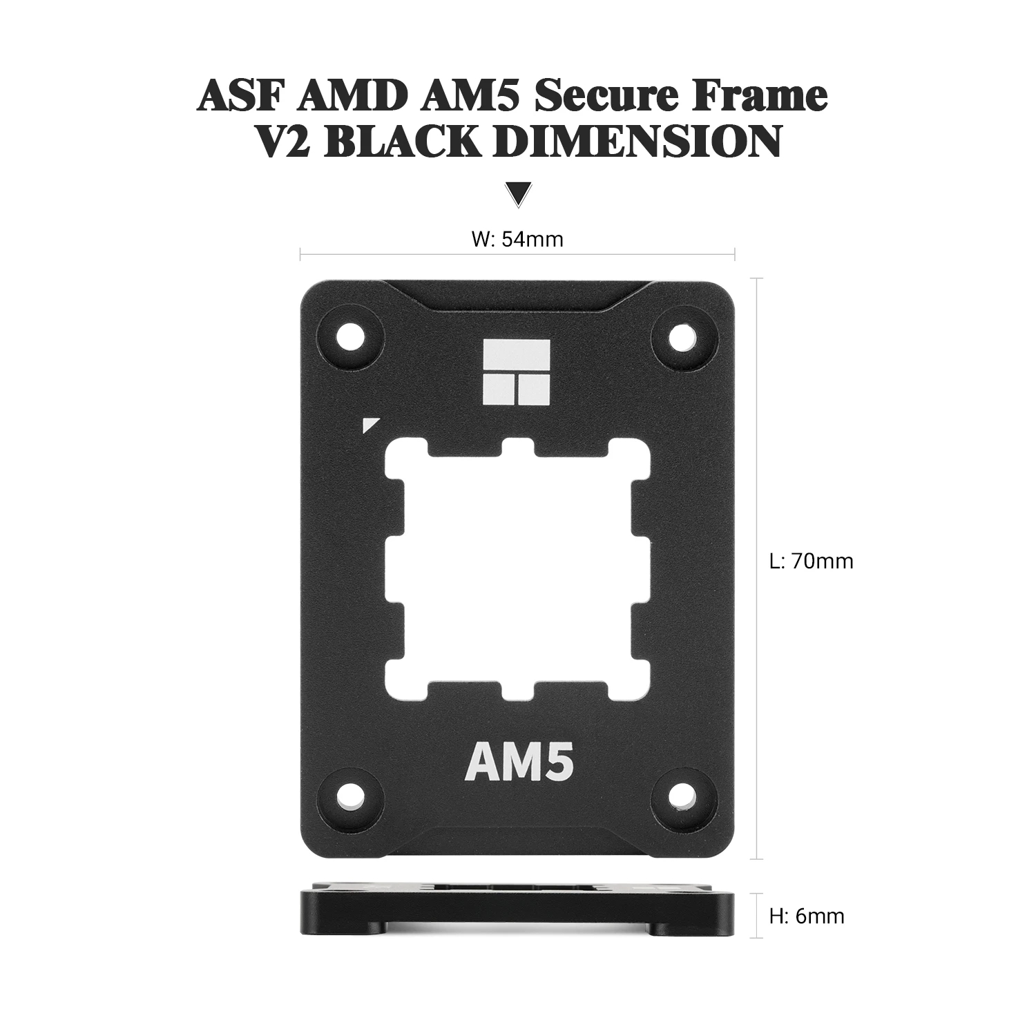Монтажна рамка Thermalright Bending Correct Frame Mounting KIT - ASF AM5 BLACK V2