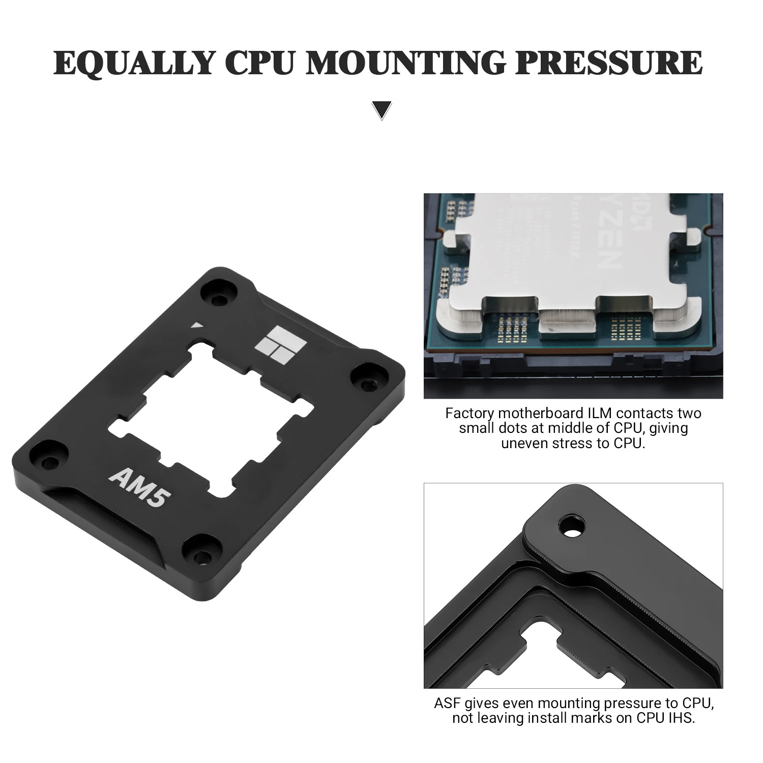 Монтажна рамка Thermalright Bending Correct Frame Mounting KIT - ASF AM5 BLACK V2