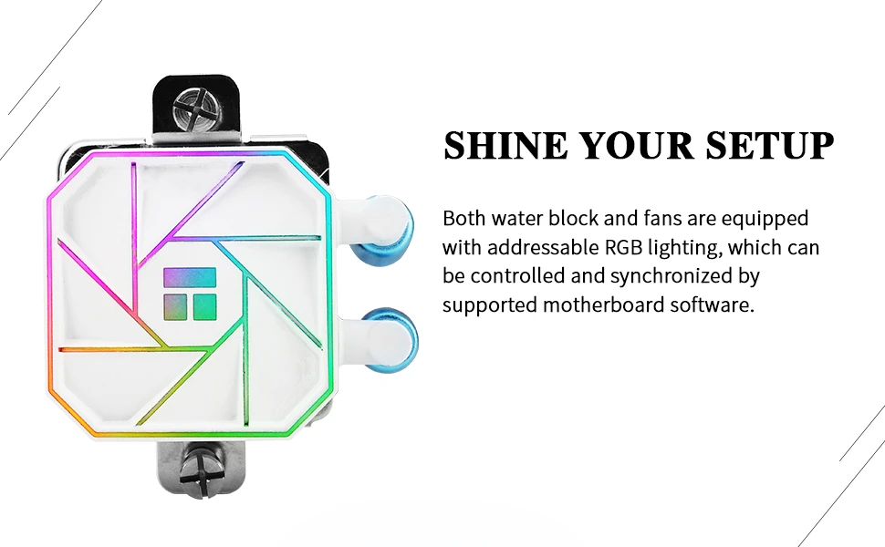 Водно охлаждане Thermalright Aqua Elite 360 White A-RGB V3 Water Cooling