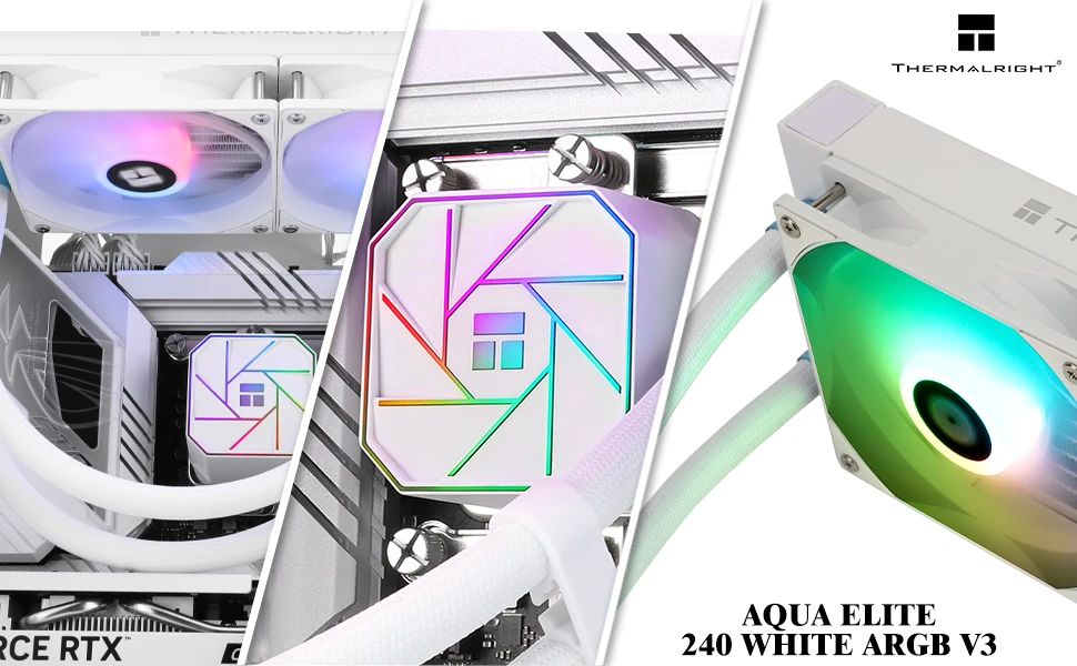 Водно охлаждане Thermalright Aqua Elite 240 White A-RGB V3 Water Cooling