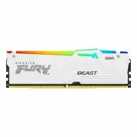 Памет Kingston FURY Beast White RGB 32GB (2x16GB) DDR5 6000MHz CL40 - 560C36BWE2AK2-32