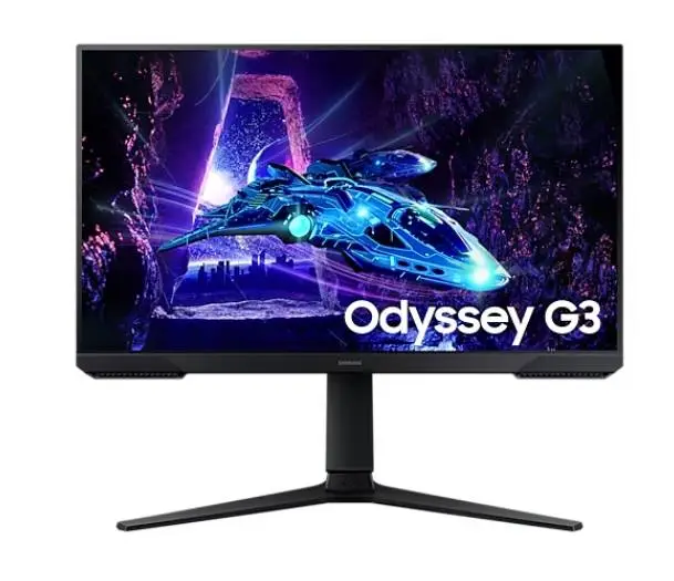 Монитор Samsung Odyssey G3 G30D LS24DG300EUXEN, 23.8", VA, FHD 1920x1080, 180Hz, 1ms, HDMI, DP, AMD FreeSync
