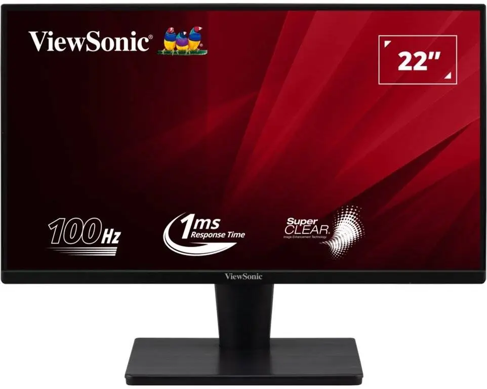 Монитор VIEWSONIC VA220-H 22" LED, VA, FHD 1920x1080, 100Hz, 1ms, HDMI, VGA
