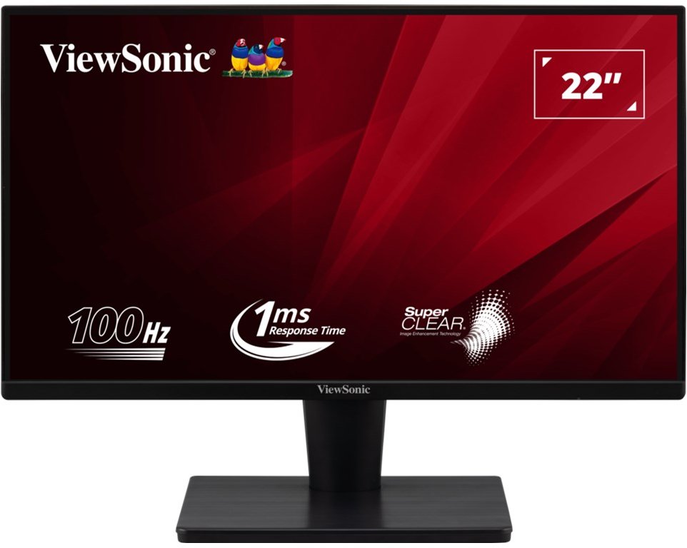 Монитор VIEWSONIC VA220-H 22" LED, VA, FHD 1920x1080, 100Hz, 1ms, HDMI, VGA