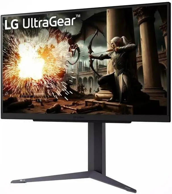 Монитор LG UltraGear 27GS75Q-B, 27", IPS, QHD 2560x1440, 180Hz, 1ms, HDR10, AMD FreeSync/G-Sync