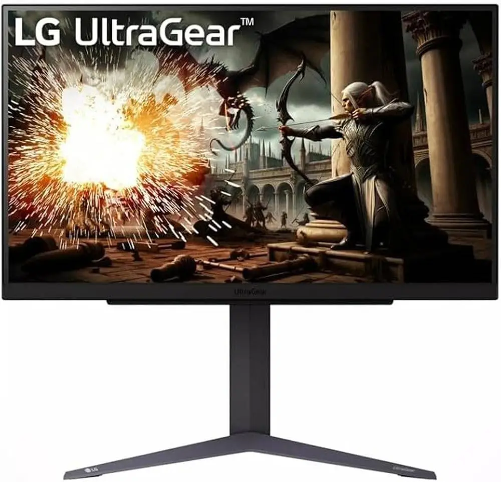 Монитор LG UltraGear 27GS75Q-B, 27", IPS, QHD 2560x1440, 180Hz, 1ms, HDR10, AMD FreeSync/G-Sync