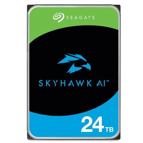 Твърд диск Seagate SkyHawk AI 24TB 3.5" 7200rpm 512MB SATA3 6Gb/s - ST24000VE002