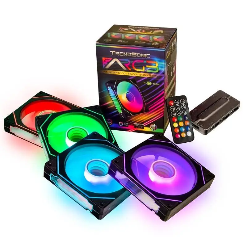 Вентилатори Trendsonic ARGB 4x120mm Fans + Controller