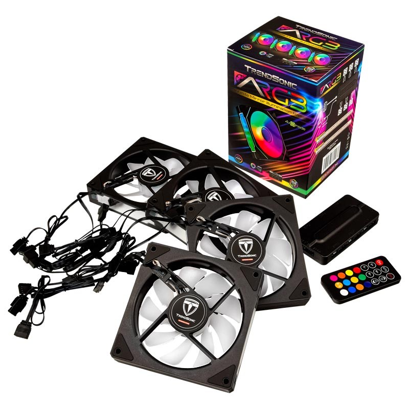 Вентилатори Trendsonic ARGB 4x120mm Fans + Controller