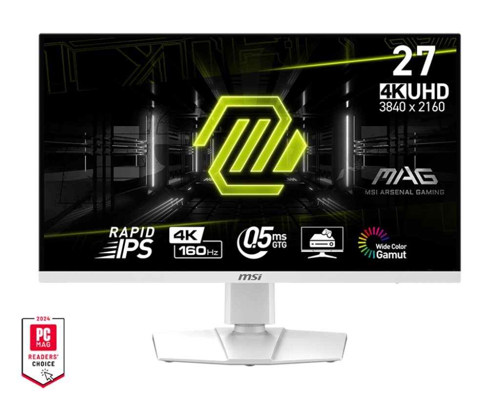 Монитор MSI MAG 274URFW, 27", IPS, UHD 4K 3840x2160, 160Hz, 0.5ms, HDR400, AMD FreeSync Premium
