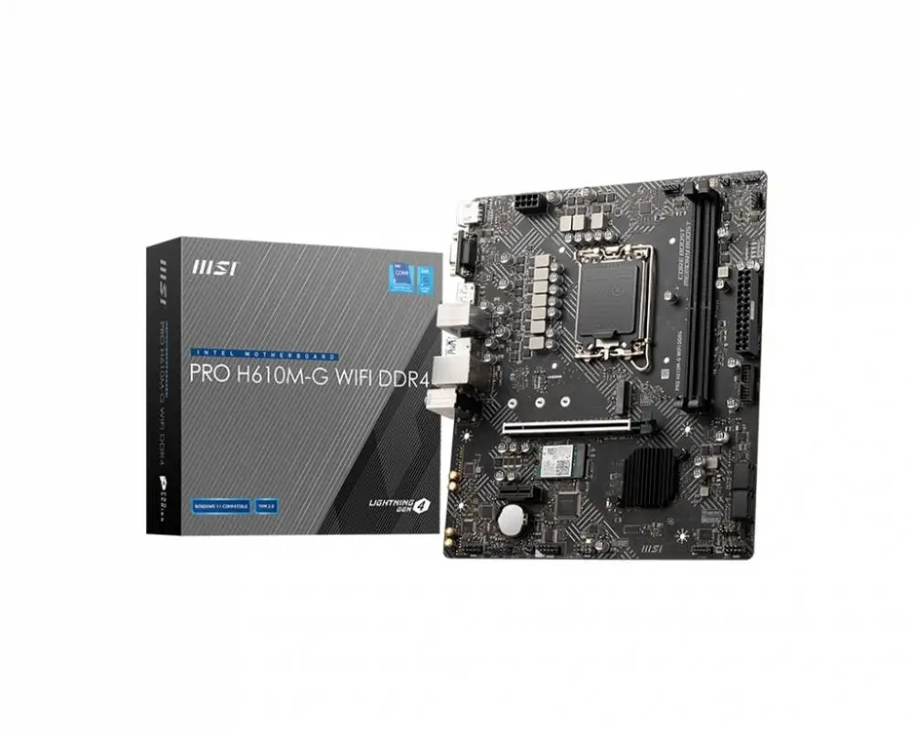 Дънна платка MSI PRO H610M-G WIFI DDR4