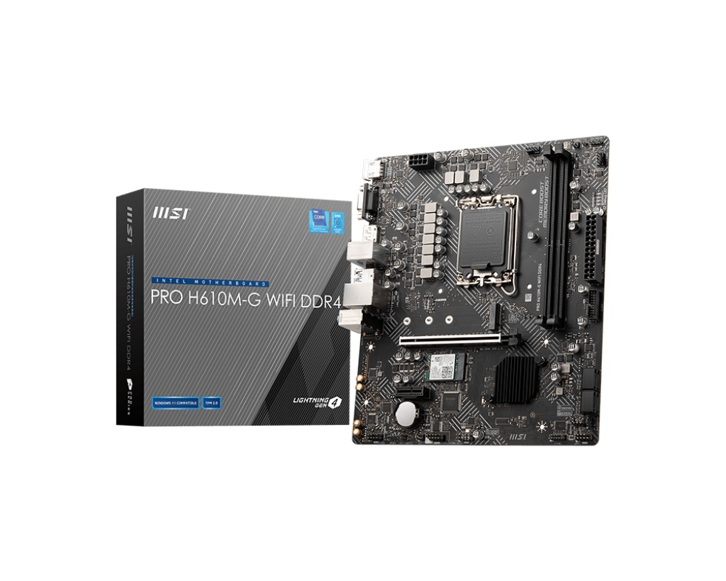 Дънна платка MSI PRO H610M-G WIFI DDR4