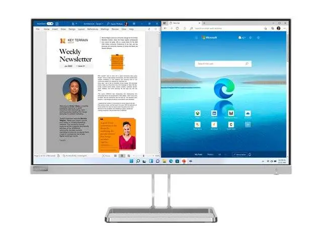 Монитор Lenovo L27i-4A 27" IPS, FHD 1920x1080, 100Hz, 1ms, HDMI, VGA, Speakers - 67BEKAC1EU