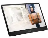 Монитор MSI PRO MP161, 15.6" IPS,  FHD 1920x1080, 60Hz, 4ms, USB Type-C, Mini-HDMI - 9S6-3PB70H-045