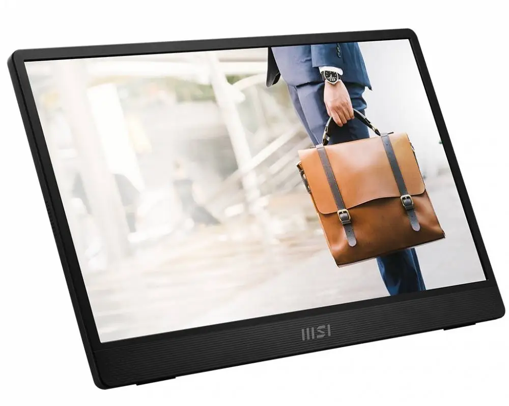 Монитор MSI PRO MP161, 15.6" IPS, FHD 1920x1080, 60Hz, 4ms, USB Type-C, Mini-HDMI - 9S6-3PB70H-045