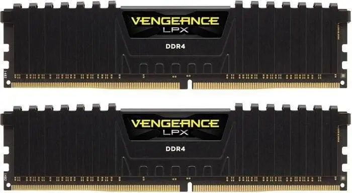 Памет Corsair Vengeance LPX 16GB (2x8GB) DDR4 3000MHz CL15 Black - CMK16GX4M2B3000C15