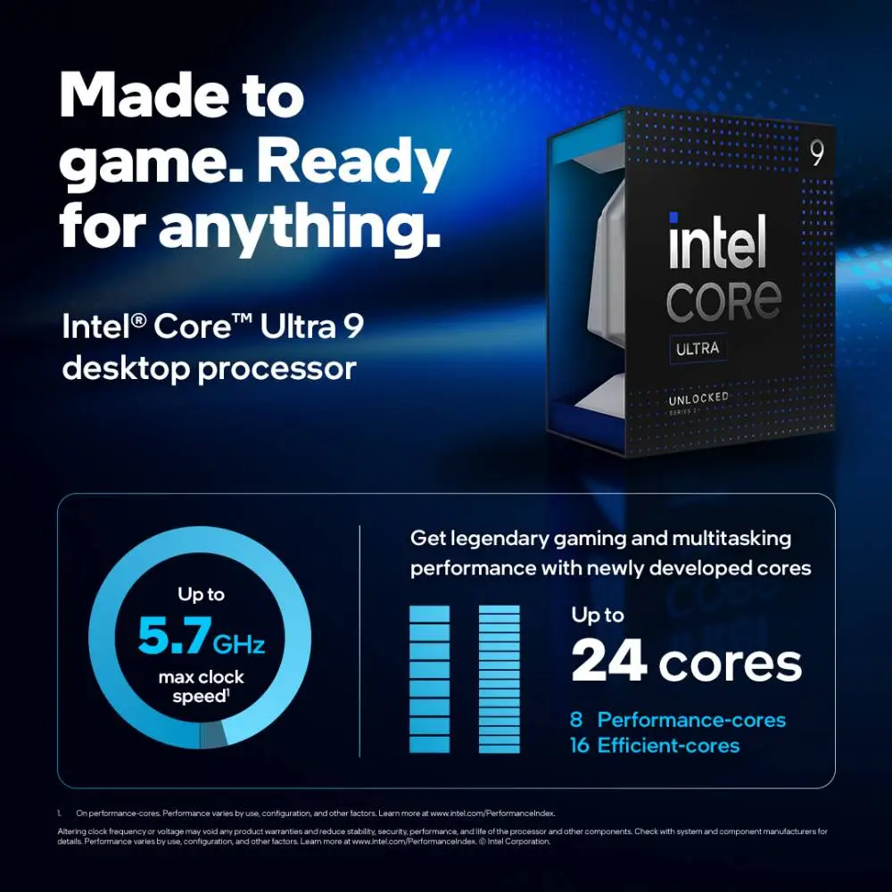 Процесор Intel Core Ultra 9 285K - BX80768285K