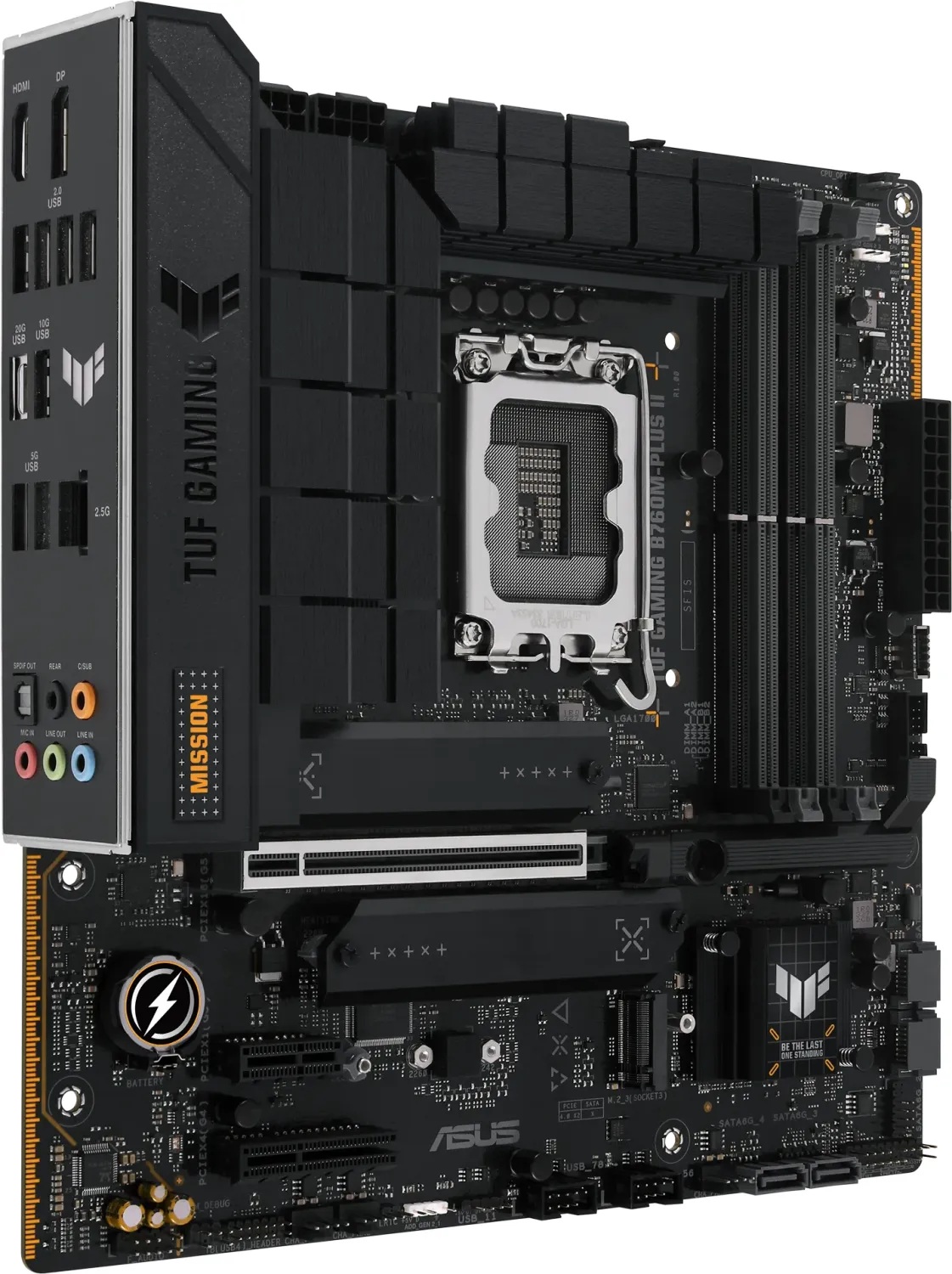Дънна платка ASUS TUF GAMING B760M-PLUS II - 90MB1HD0-M0EAY0