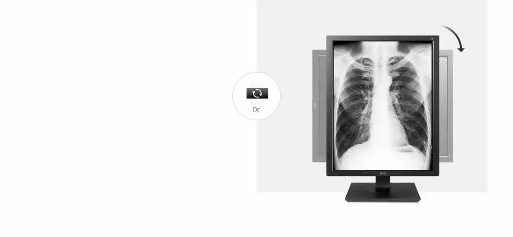 Монитор LG 21HK512D-B, 21.3", IPS, QXGA 2048x1536, 30ms, 1000cd/m2, DP, DVI-D, USB, Диагностичен монитор