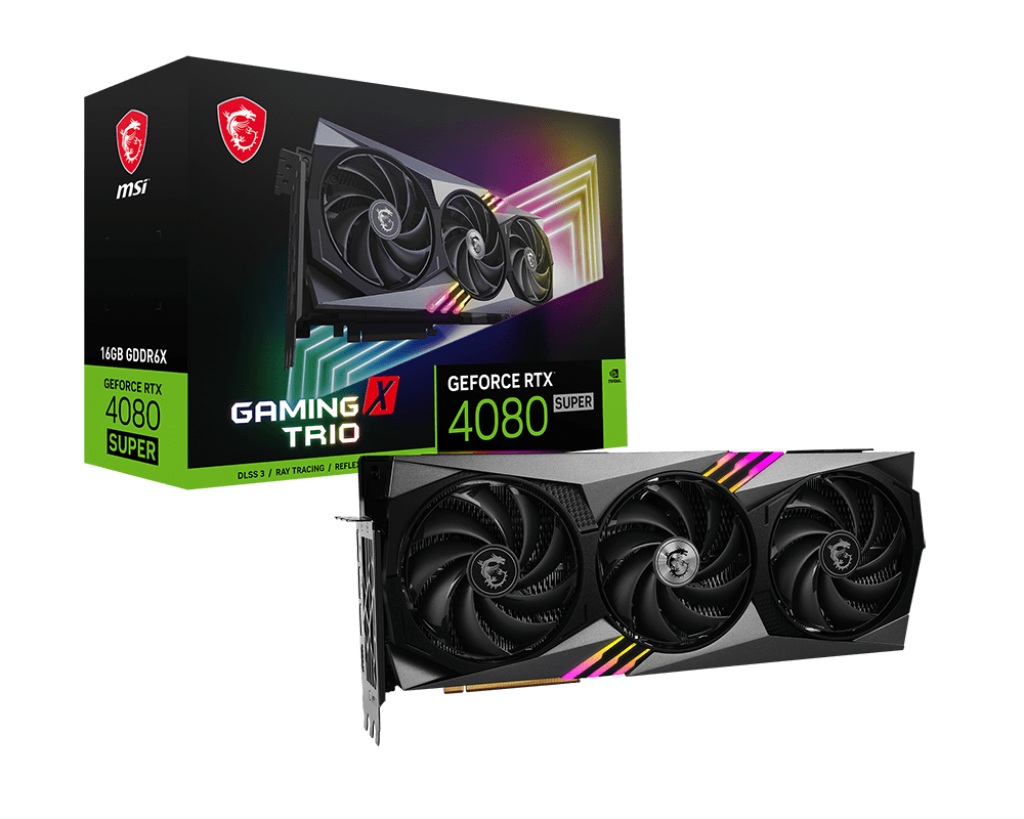 Видео карта MSI GeForce RTX 4080 SUPER 16G GAMING X TRIO - 912-V511-270