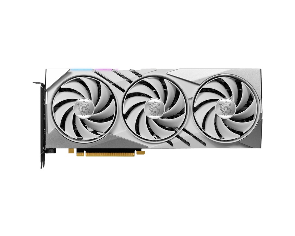 Видео карта MSI GeForce RTX 4070 SUPER 12G GAMING SLIM WHITE - 912-V513-800