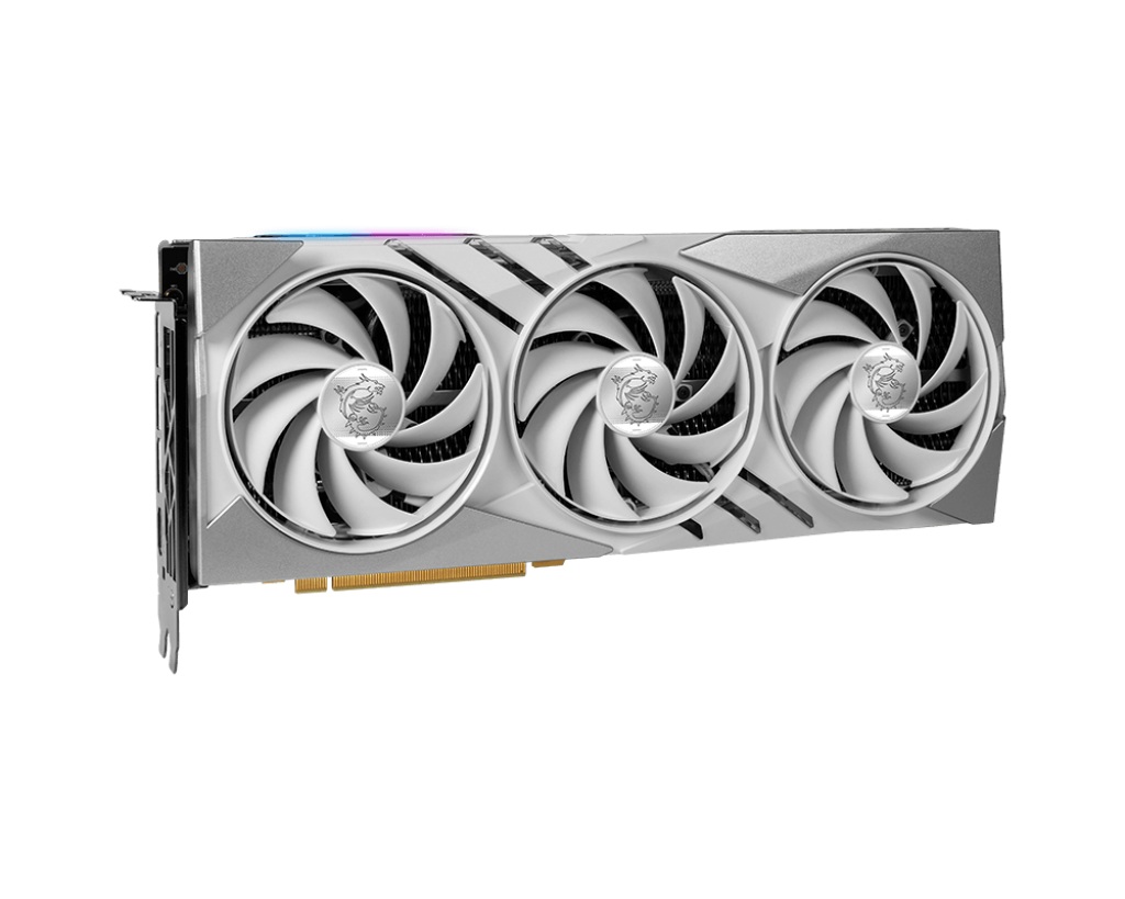 Видео карта MSI GeForce RTX 4070 SUPER 12G GAMING SLIM WHITE - 912-V513-800